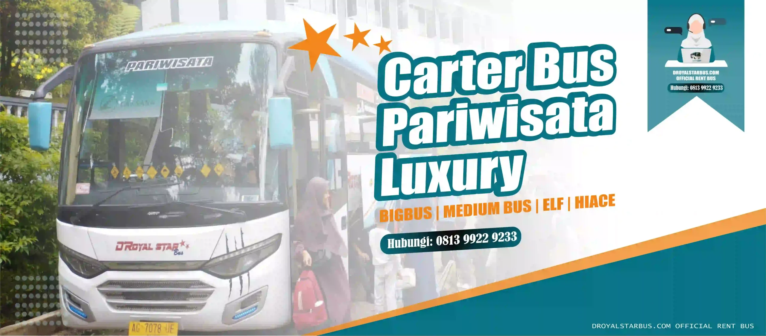 penyedia carter bus medium